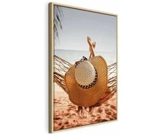 Artgeist Paveikslas - Hammock on the Beach (1 Part) Vertical