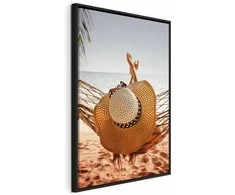 Artgeist Paveikslas - Hammock on the Beach (1 Part) Vertical