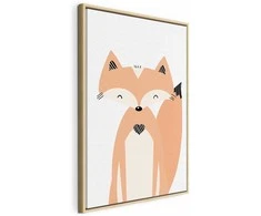 Artgeist Paveikslas - Happy Fox (1 Part) Vertical
