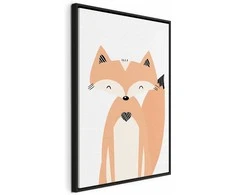Artgeist Paveikslas - Happy Fox (1 Part) Vertical