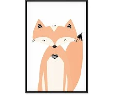 Artgeist Paveikslas - Happy Fox (1 Part) Vertical