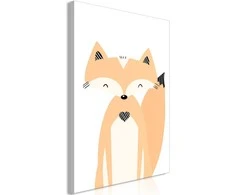 Artgeist Paveikslas - Happy Fox (1 Part) Vertical