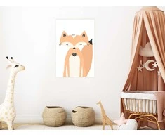 Artgeist Paveikslas - Happy Fox (1 Part) Vertical