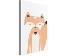 Artgeist Paveikslas - Happy Fox (1 Part) Vertical