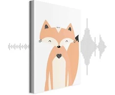 Artgeist Paveikslas - Happy Fox (1 Part) Vertical