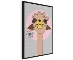 Artgeist Paveikslas - Happy Llama (1 Part) Vertical