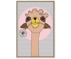 Artgeist Paveikslas - Happy Llama (1 Part) Vertical