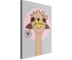 Artgeist Paveikslas - Happy Llama (1 Part) Vertical