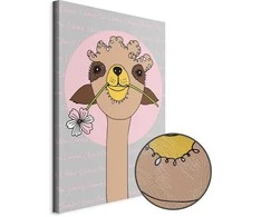 Artgeist Paveikslas - Happy Llama (1 Part) Vertical