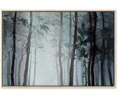 Artgeist Paveikslas - Hazy Forest (1 Part) Wide