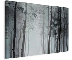 Artgeist Paveikslas - Hazy Forest (1 Part) Wide
