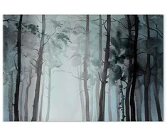 Artgeist Paveikslas - Hazy Forest (1 Part) Wide