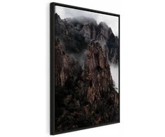Artgeist Paveikslas - Heart of Mountain Landscape (1-part) - Clouds Amid Rocks