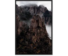 Artgeist Paveikslas - Heart of Mountain Landscape (1-part) - Clouds Amid Rocks