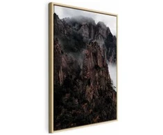 Artgeist Paveikslas - Heart of Mountain Landscape (1-part) - Clouds Amid Rocks