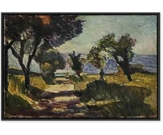 Artgeist Paveikslas - Henri Matisse – Corsican Landscape with Olive Trees