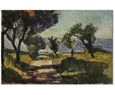Artgeist Paveikslas - Henri Matisse – Corsican Landscape with Olive Trees