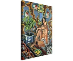 Artgeist Paveikslas - Henri Matisse – Decorative Figure on Ornamental Ground