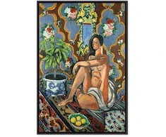 Artgeist Paveikslas - Henri Matisse – Decorative Figure on Ornamental Ground