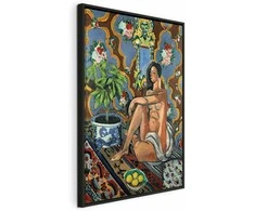 Artgeist Paveikslas - Henri Matisse – Decorative Figure on Ornamental Ground