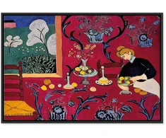 Artgeist Paveikslas - Henri Matisse – Harmony in Raudona (The Raudona Room)