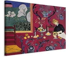 Artgeist Paveikslas - Henri Matisse – Harmony in Raudona (The Raudona Room)