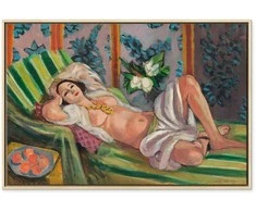 Artgeist Paveikslas - Henri Matisse – Reclining Odalisque with Magnolias