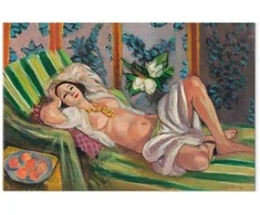 Artgeist Paveikslas - Henri Matisse – Reclining Odalisque with Magnolias