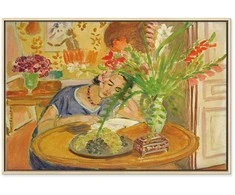 Artgeist Paveikslas - Henri Matisse – Woman with Gladioli