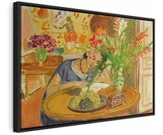 Artgeist Paveikslas - Henri Matisse – Woman with Gladioli