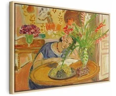 Artgeist Paveikslas - Henri Matisse – Woman with Gladioli