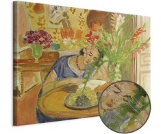 Artgeist Paveikslas - Henri Matisse – Woman with Gladioli