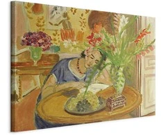 Artgeist Paveikslas - Henri Matisse – Woman with Gladioli