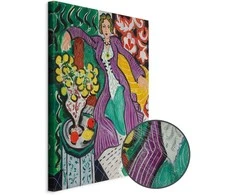 Artgeist Paveikslas - Henri Matisse – Woman in a Violetinė Coat