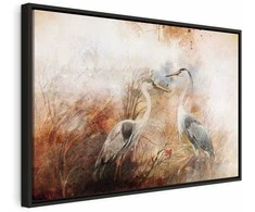 Artgeist Paveikslas - Herons on the Hunt (1 Part) Wide