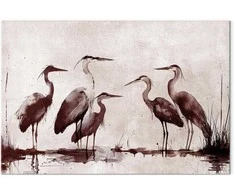 Artgeist Paveikslas - Herons painted with ink