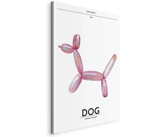 Artgeist Paveikslas - Holo-Dog - Colorful Dog in Retro Style
