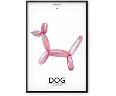 Artgeist Paveikslas - Holo-Dog - Colorful Dog in Retro Style