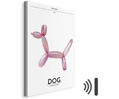 Artgeist Paveikslas - Holo-Dog - Colorful Dog in Retro Style
