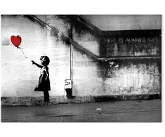 Artgeist Paveikslas - hope (Banksy)