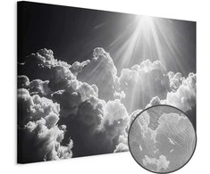 Artgeist Paveikslas - Hope in the Clouds: Inspiring Rays of the Sun – Awaken Emotions