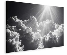 Artgeist Paveikslas - Hope in the Clouds: Inspiring Rays of the Sun – Awaken Emotions