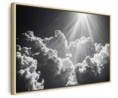Artgeist Paveikslas - Hope in the Clouds: Inspiring Rays of the Sun – Awaken Emotions