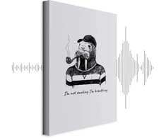 Artgeist Paveikslas - I'm Not Smoking. I'm Breathing (1 Part) Vertical