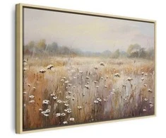 Artgeist Paveikslas - Impressionist meadow – field landscape in a pastel colour palette