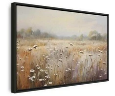 Artgeist Paveikslas - Impressionist meadow – field landscape in a pastel colour palette