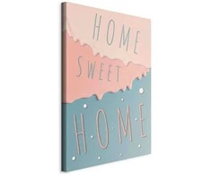 Artgeist Paveikslas - Inscriptions: Home Sweet Home (1 Part) Vertical