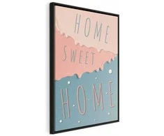 Artgeist Paveikslas - Inscriptions: Home Sweet Home (1 Part) Vertical