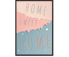 Artgeist Paveikslas - Inscriptions: Home Sweet Home (1 Part) Vertical