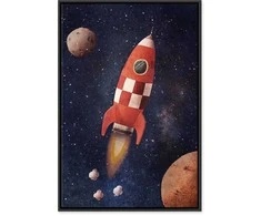 Artgeist Paveikslas - Into the Unknown by Rocket (1 Part) Vertical